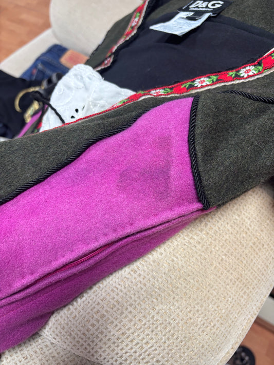 Dolce & Gabbana FW 2002 Bustier Dirndl Cottage Vintage Bodycon Top (S)