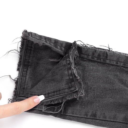 Plein Sud Dark Distressed  Vintage Denim Jacket (S)