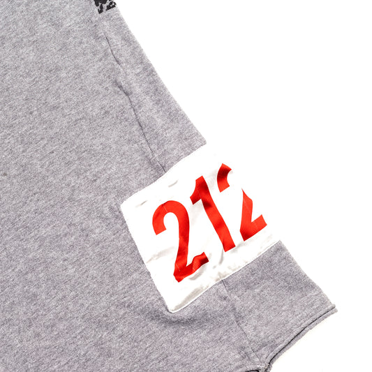 Dolce & Gabbana Vintage Grey Distressed US Flag T-Shirt (S)