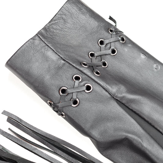 Roberto Cavalli Cowboy Black Cropped Jacket (S)