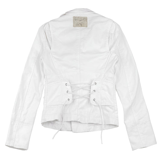Diesel Vintage White Corset Fitted Jacket (XS)