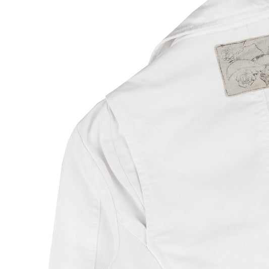 Diesel Vintage White Corset Fitted Jacket (XS)