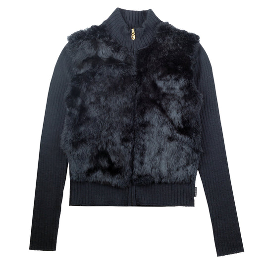 Gucci Tom Ford Fitted Cardigan Fur Jacket