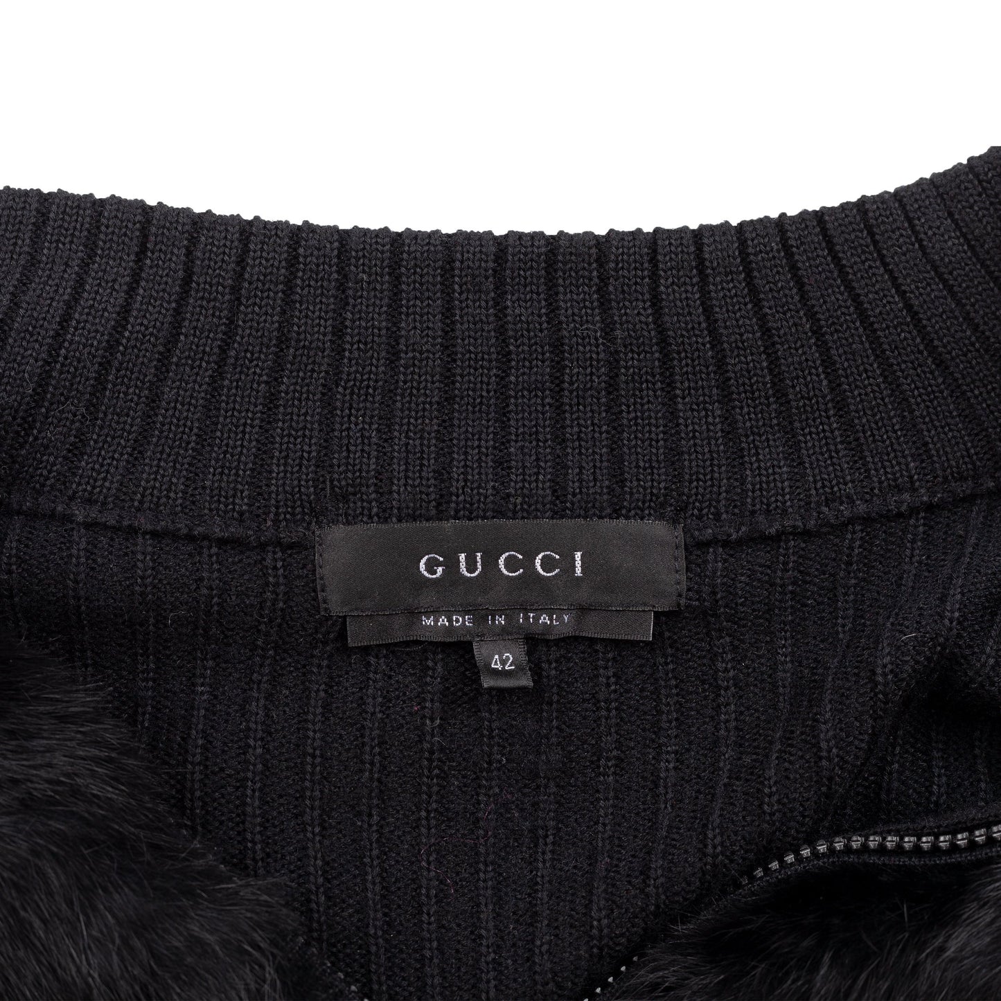 Gucci Tom Ford Fitted Cardigan Fur Jacket