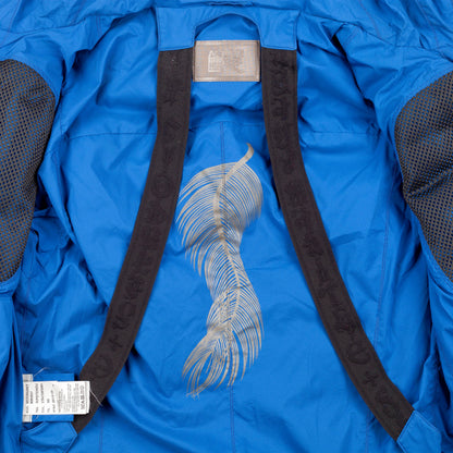 Marithé + François Girbaud Active Blue Back Pack Strap Puffer Jacket