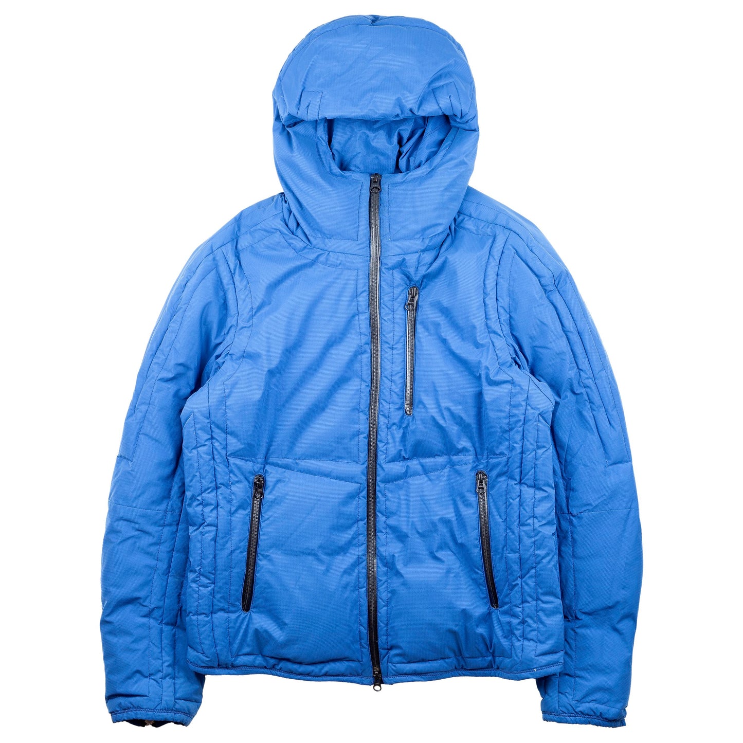 Marithé + François Girbaud Active Blue Back Pack Strap Puffer Jacket