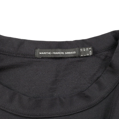 Marithé + François Girbaud Black Nylon Utility Tank Top