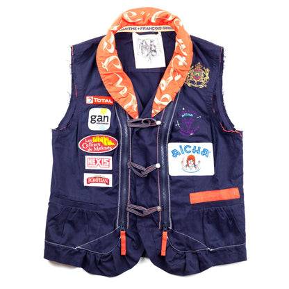 Marithé François Girbaud “Rallye Des Gazelles” Utility Multipocket Vest