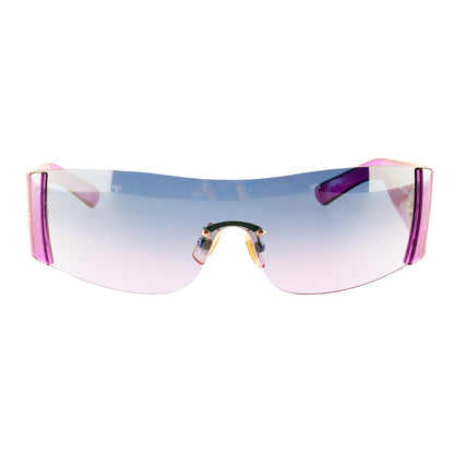 Miu Miu SMU11F Mask Logo Purple Sunglasses