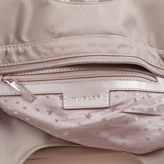 Thierry Mugler Cream Beige Hobo Bag