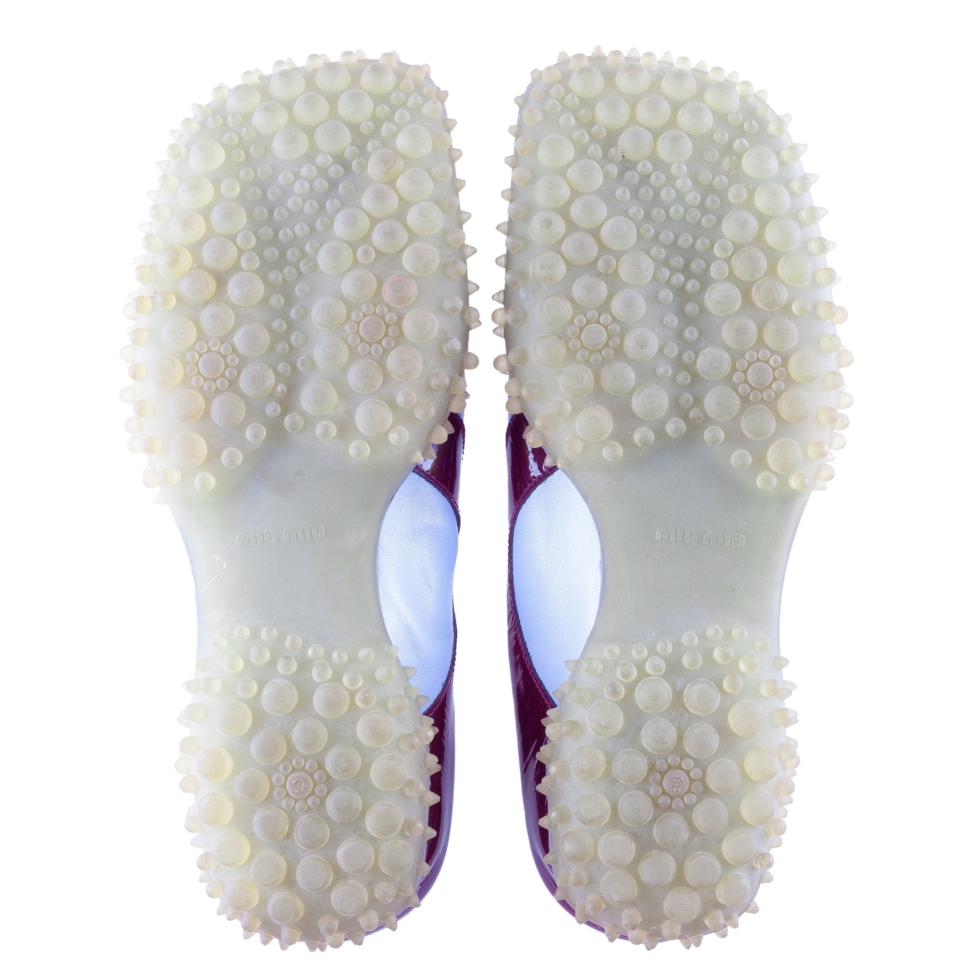 MIU MIU Bubble Soles Leather Mules