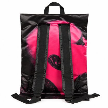 Raf Simons x Eastpak SS2019 Black & Pink RS Poster Backpack