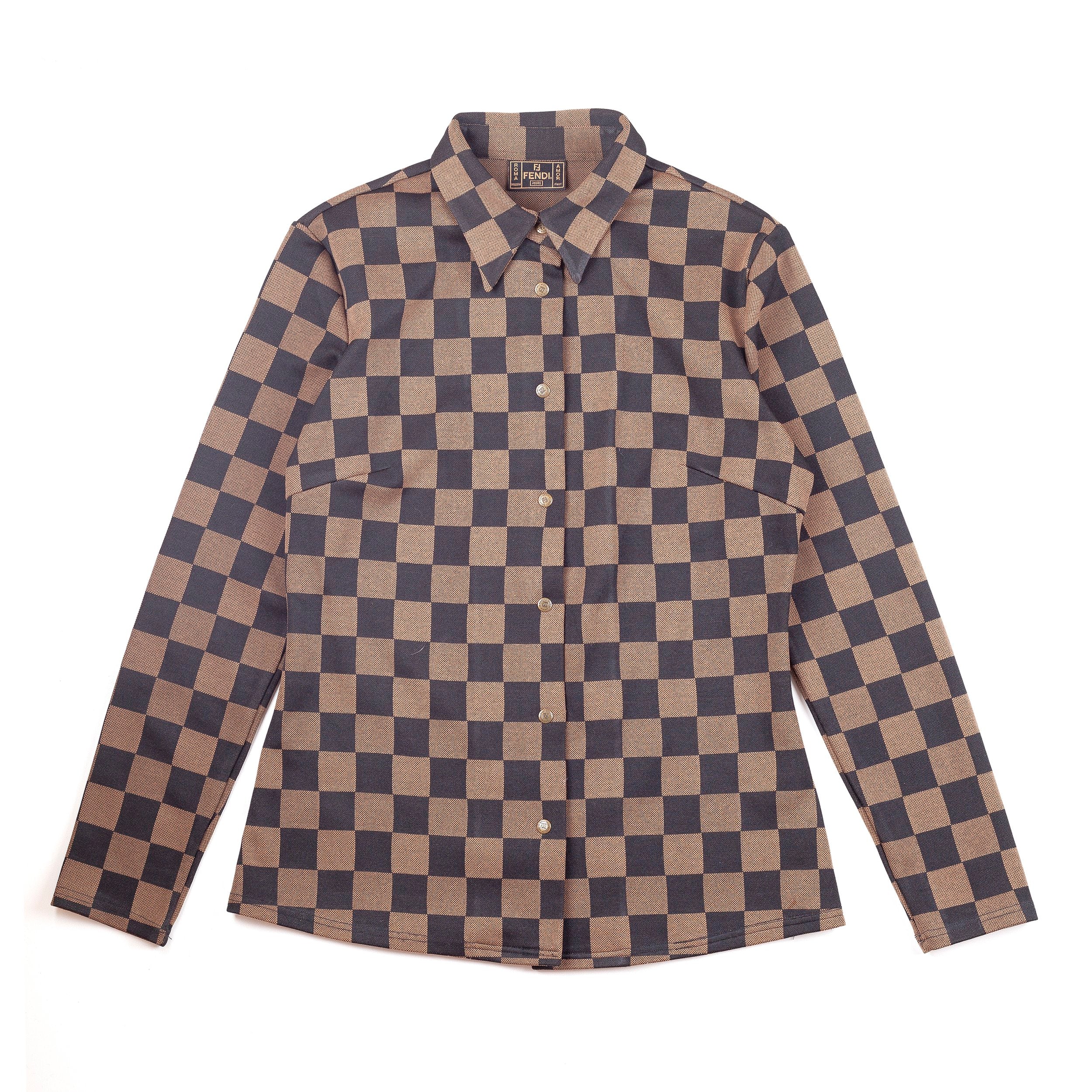 Fendi button up shirt deals