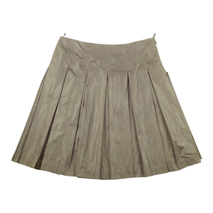 Prada Sport Green Nylon Pleats Skirt