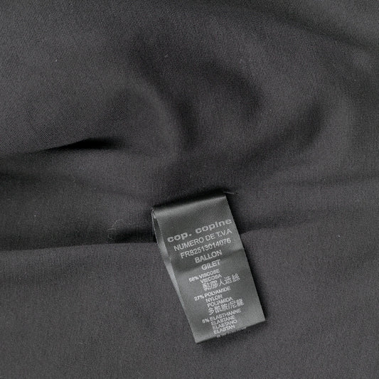 Cop Copine Puffer Black Vest