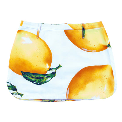 Dolce & Gabbana Lemons Mini Skirt