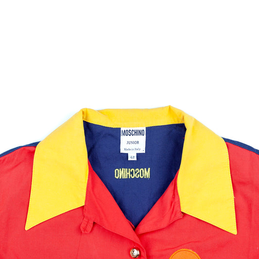Moschino Junior Primary Colors Colorful Dress