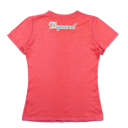 DSQUARED2 “Take Off” Red T-Shirt