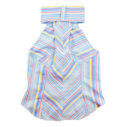 Diesel Multicolor Striped Halter Shirt