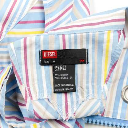 Diesel Multicolor Striped Halter Shirt