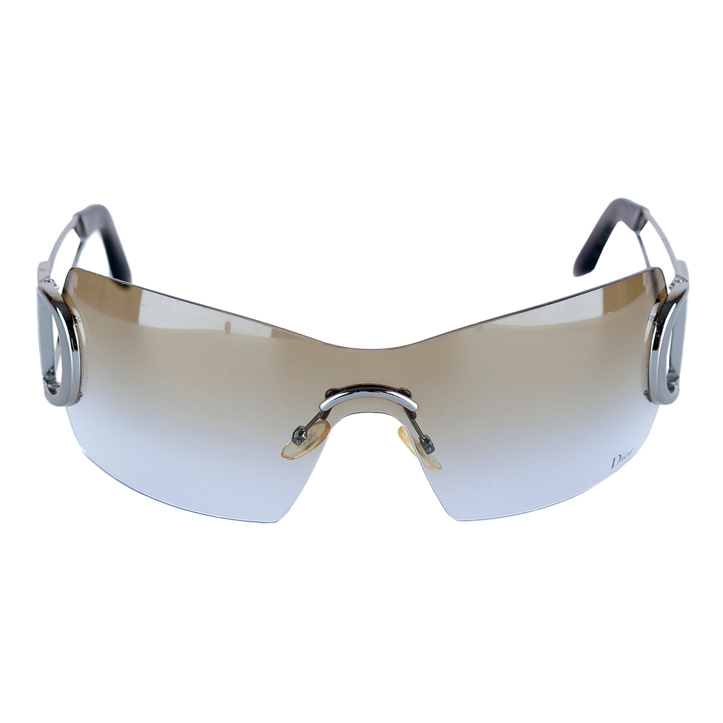 Dior DIORLY 2 Brown and Silver Mask Sunglasses