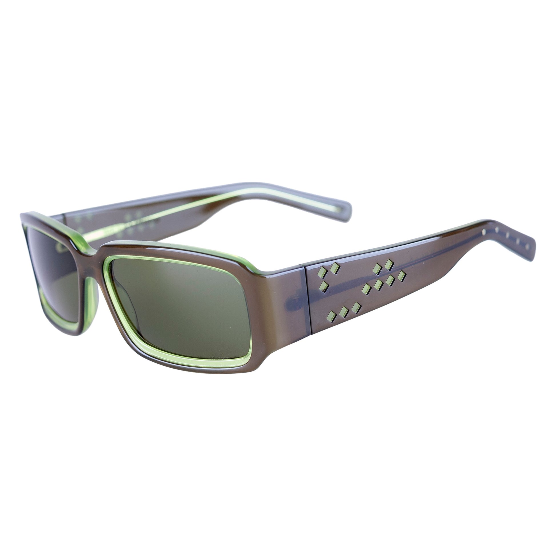 Bottega Veneta BV 33/S DNZ Brown/Green Sunglasses