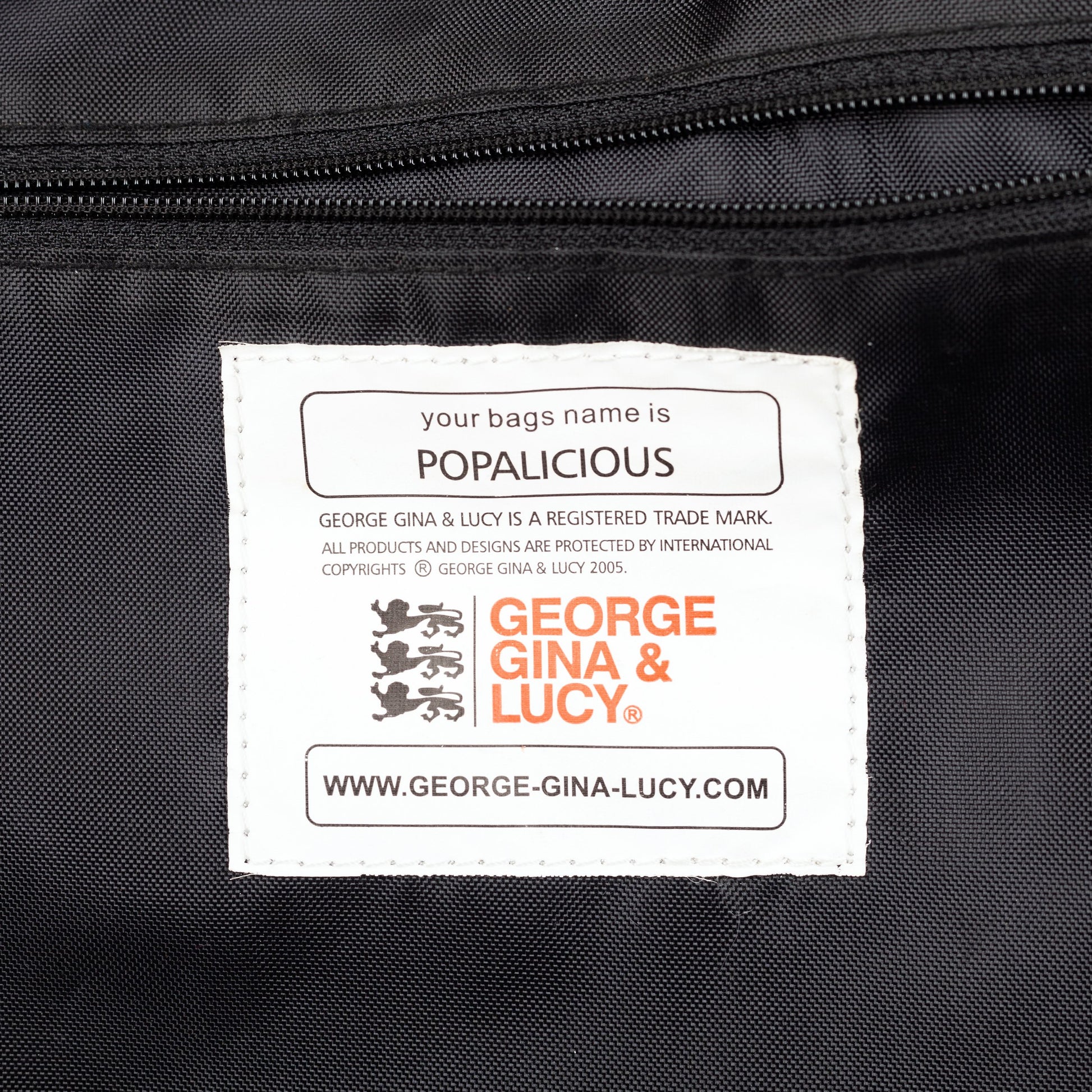 GG&L George Gina & Lucy “Popalicious” Black Shoulder Bag