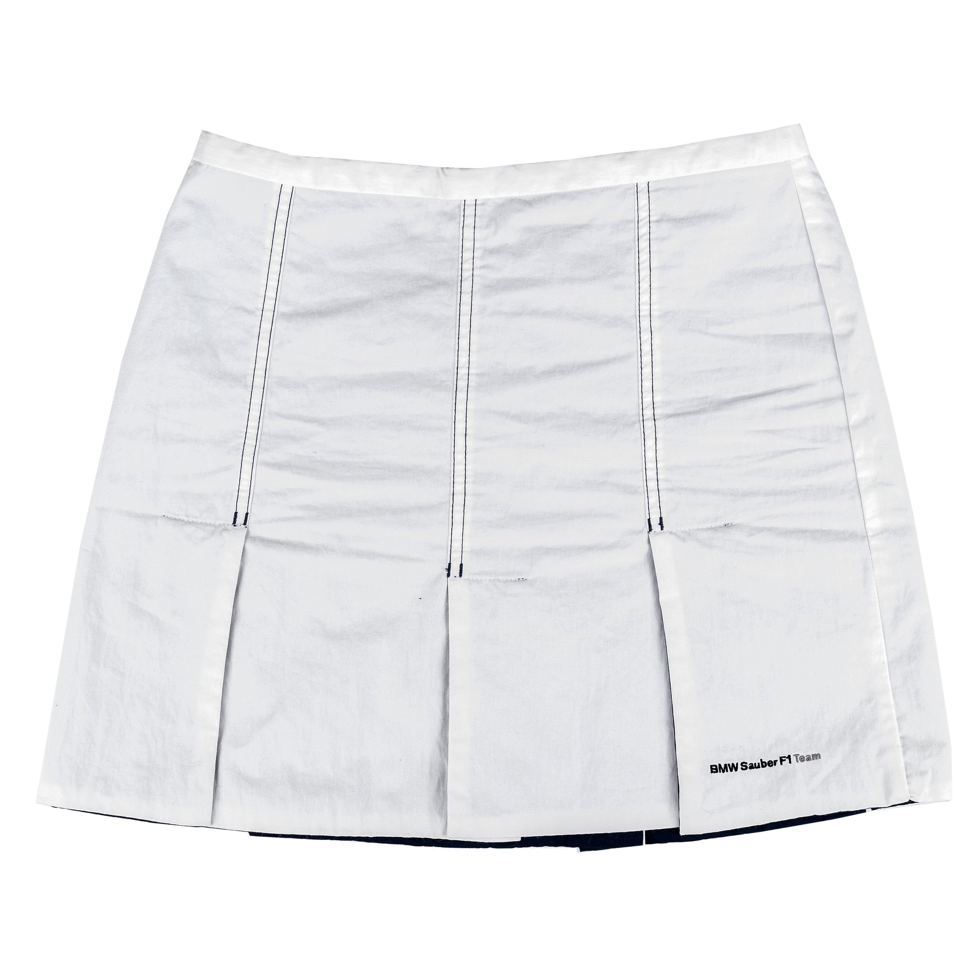 Puma BMW Sauber F1 Team White Plaid Skirt.