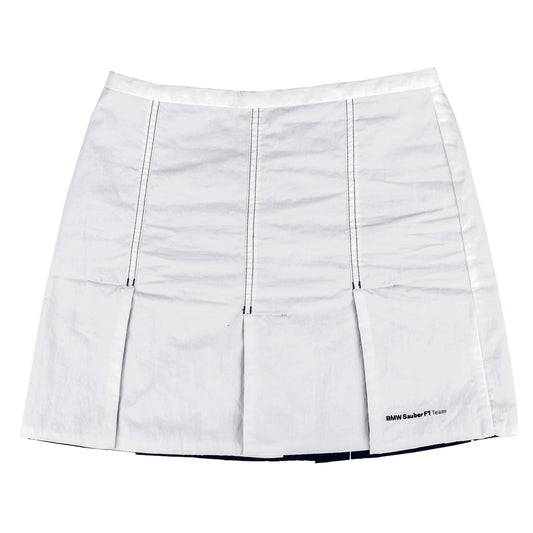 Puma BMW Sauber F1 Team White Plaid Skirt.