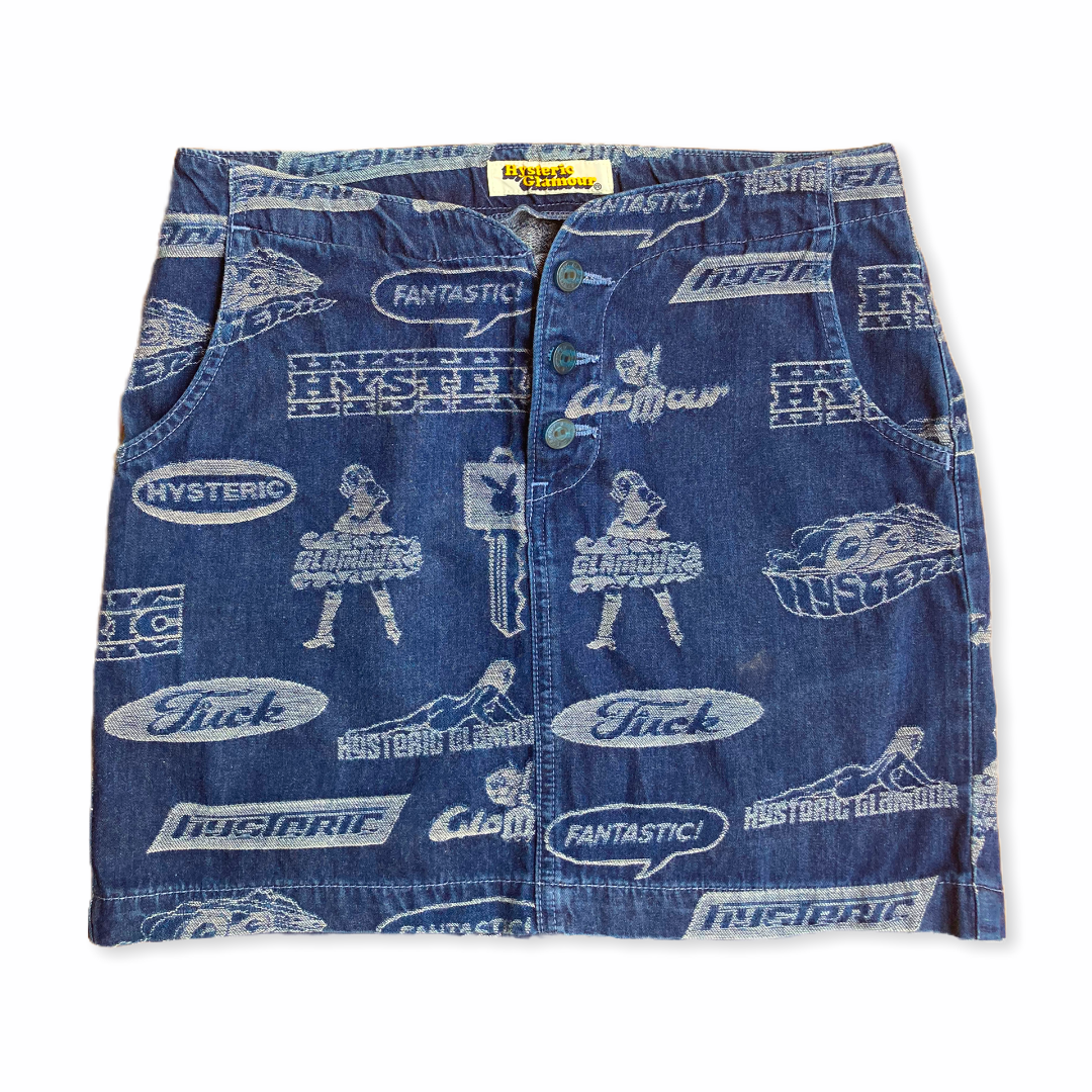 Vintage Hysteric Glamour Denim Skirt.