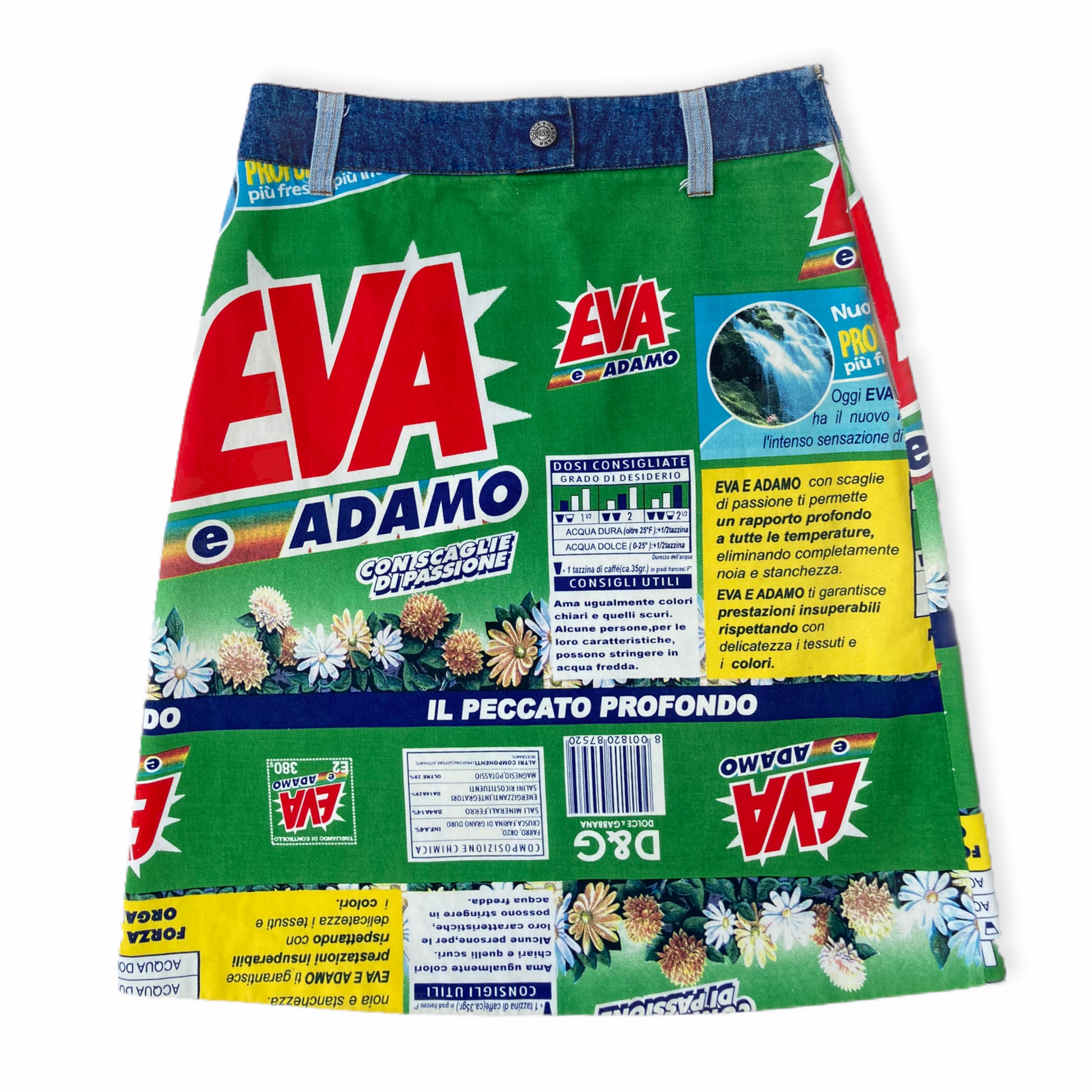 Dolce & Gabbana “Eva e Adamo” colorful skirt