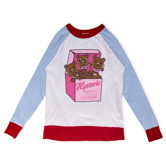 Hysteric Glamour “Hysteric Bakery” Raglan Long Sleeve Top