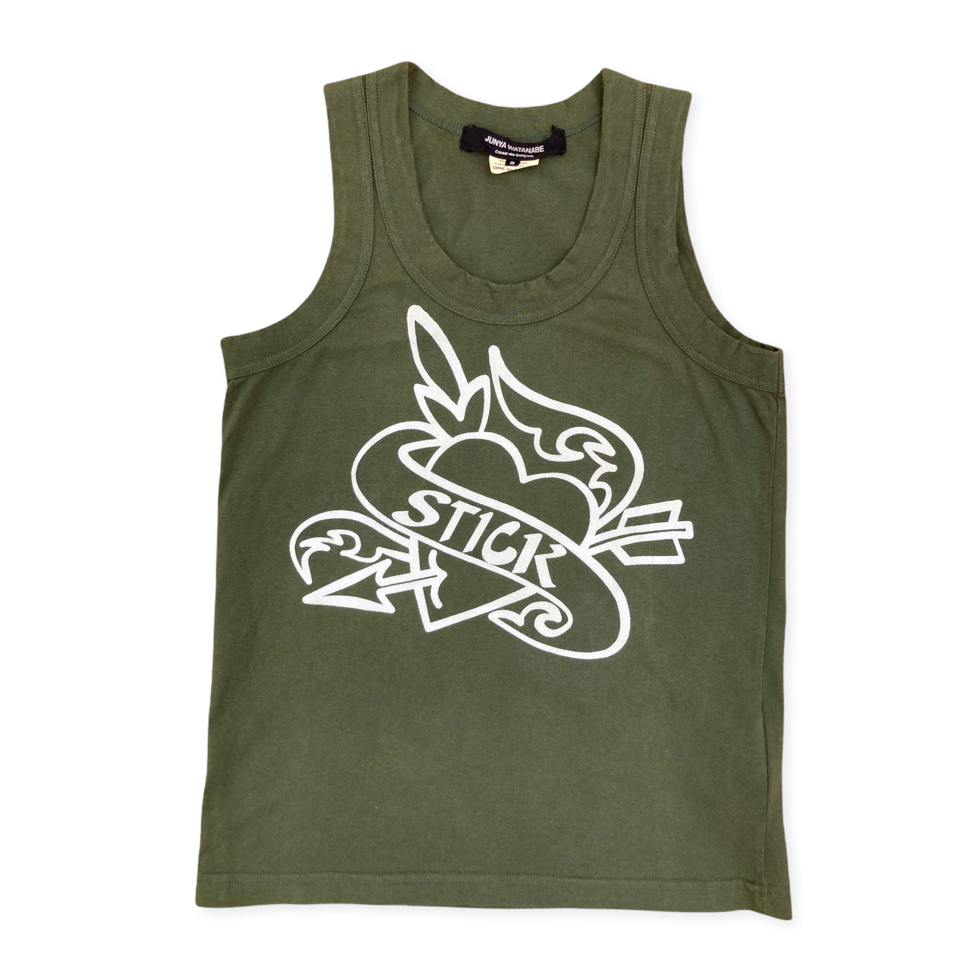 Junya Watanabe 2006 “Stick” Military Green Tank Top