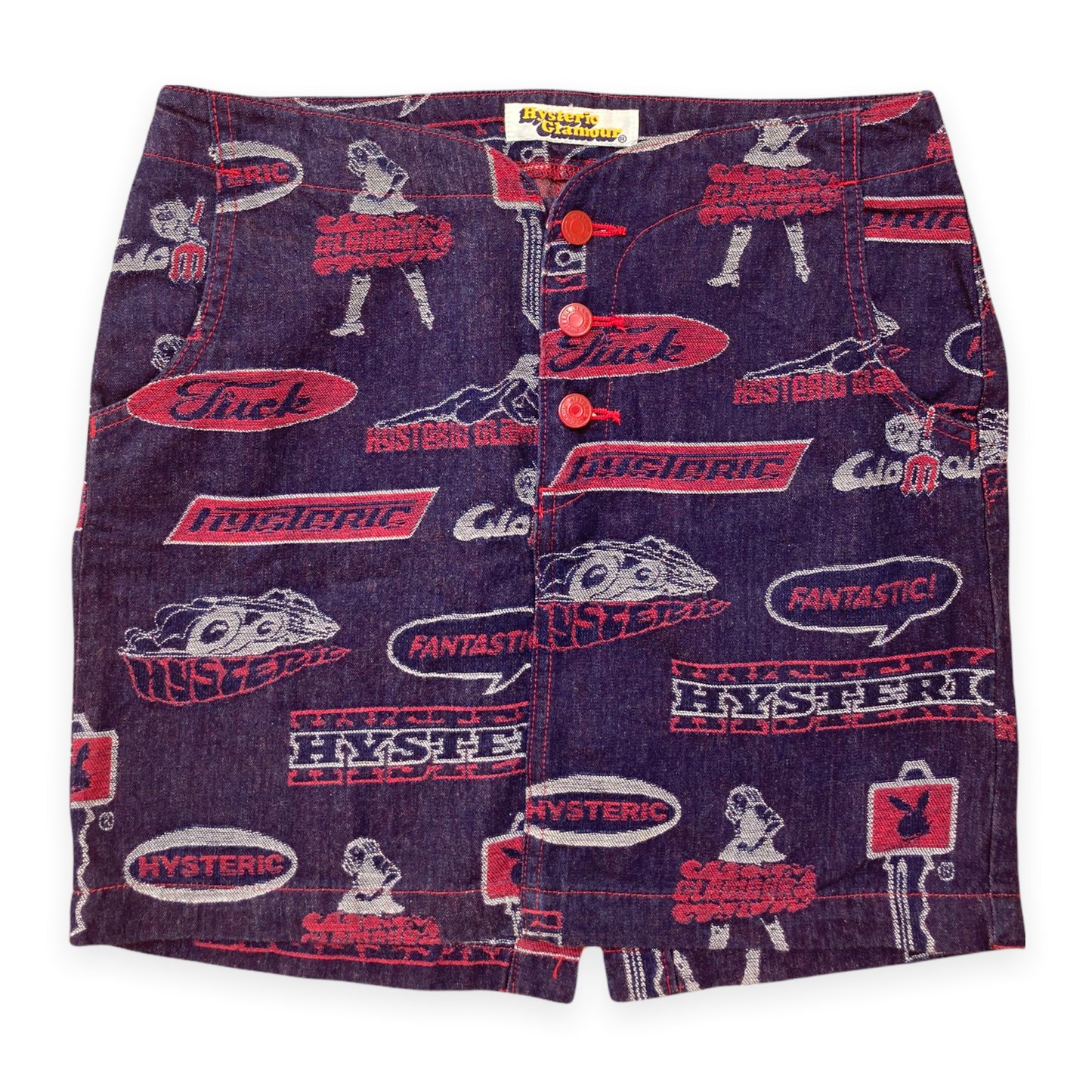 Hysteric Glamour Mini Denim Skirt