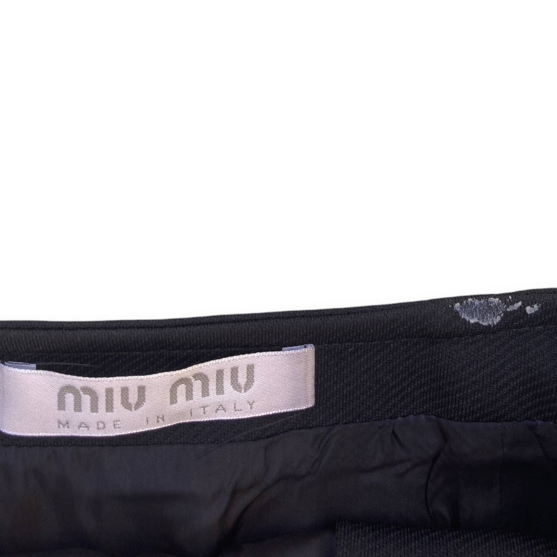 Miu Miu Wrap Black Long Skirt