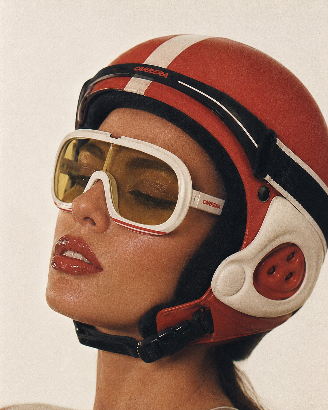 RARE Carrera Foxy Lady 1970's Shield Sunglasses