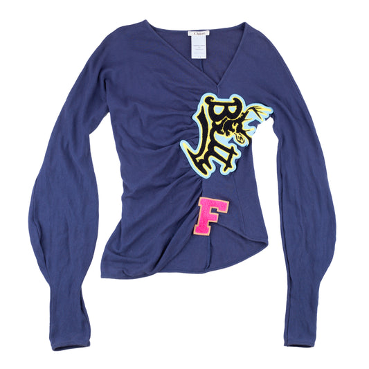 CHLOÉ by STELLA MCCARTNEY F/W 2001 Vintage Betty Patch Top (S)