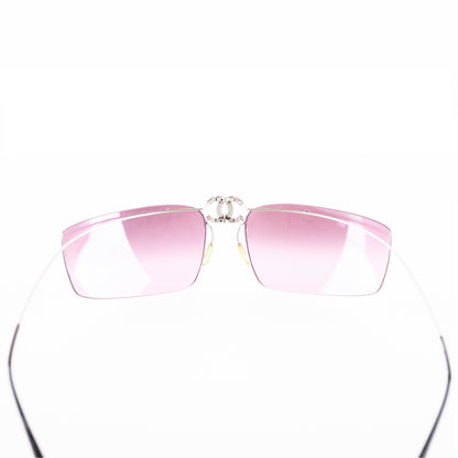 Chanel 4032 Foldable Logo Pink Sunglasses