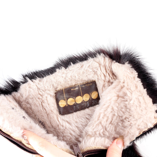 Diadora Brown Yeti Fur Boots