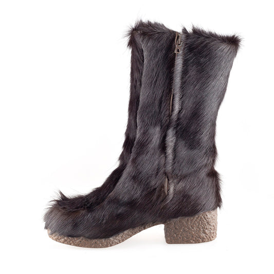 Diadora Brown Yeti Fur Boots