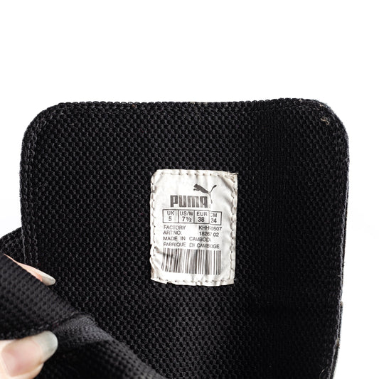 Puma “London Trail” Knee High Black Boots-SQ9605009