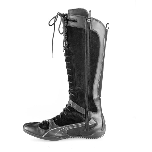 Puma “London Trail” Knee High Black Boots-SQ9605009
