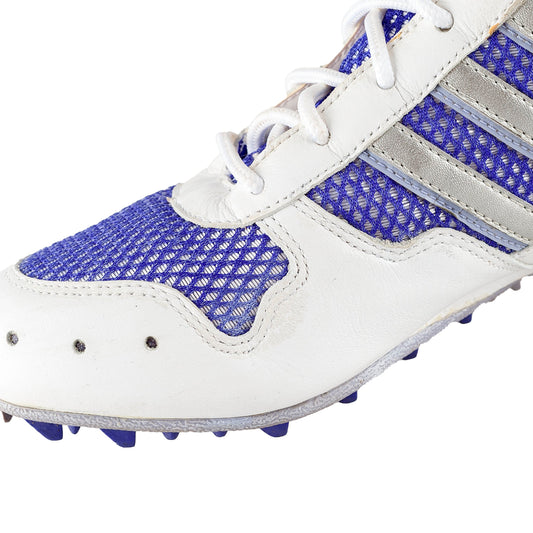 Adidas White/Lilac Boxing Boots