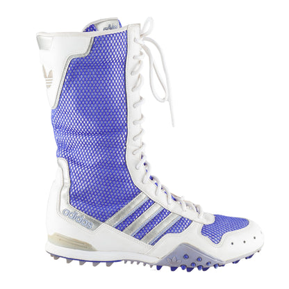 Adidas White/Lilac Boxing Boots