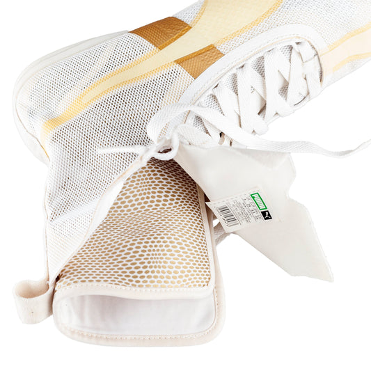 Puma White Mesh Boxing Boots
