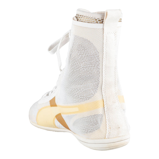 Puma White Mesh Boxing Boots