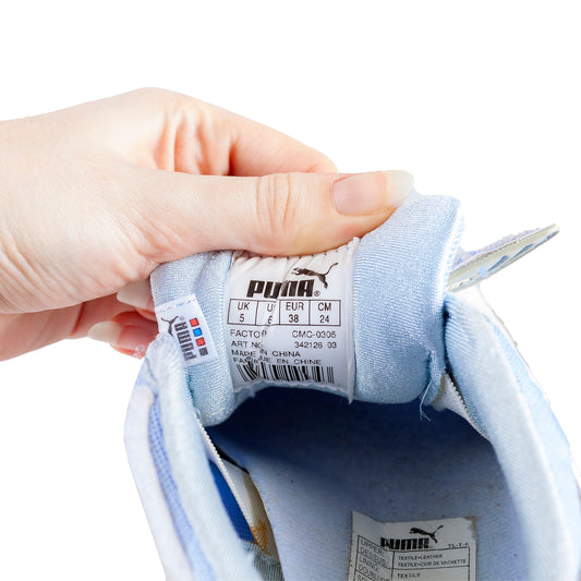 Vintage Puma Baby Blue Mostro Sneakers