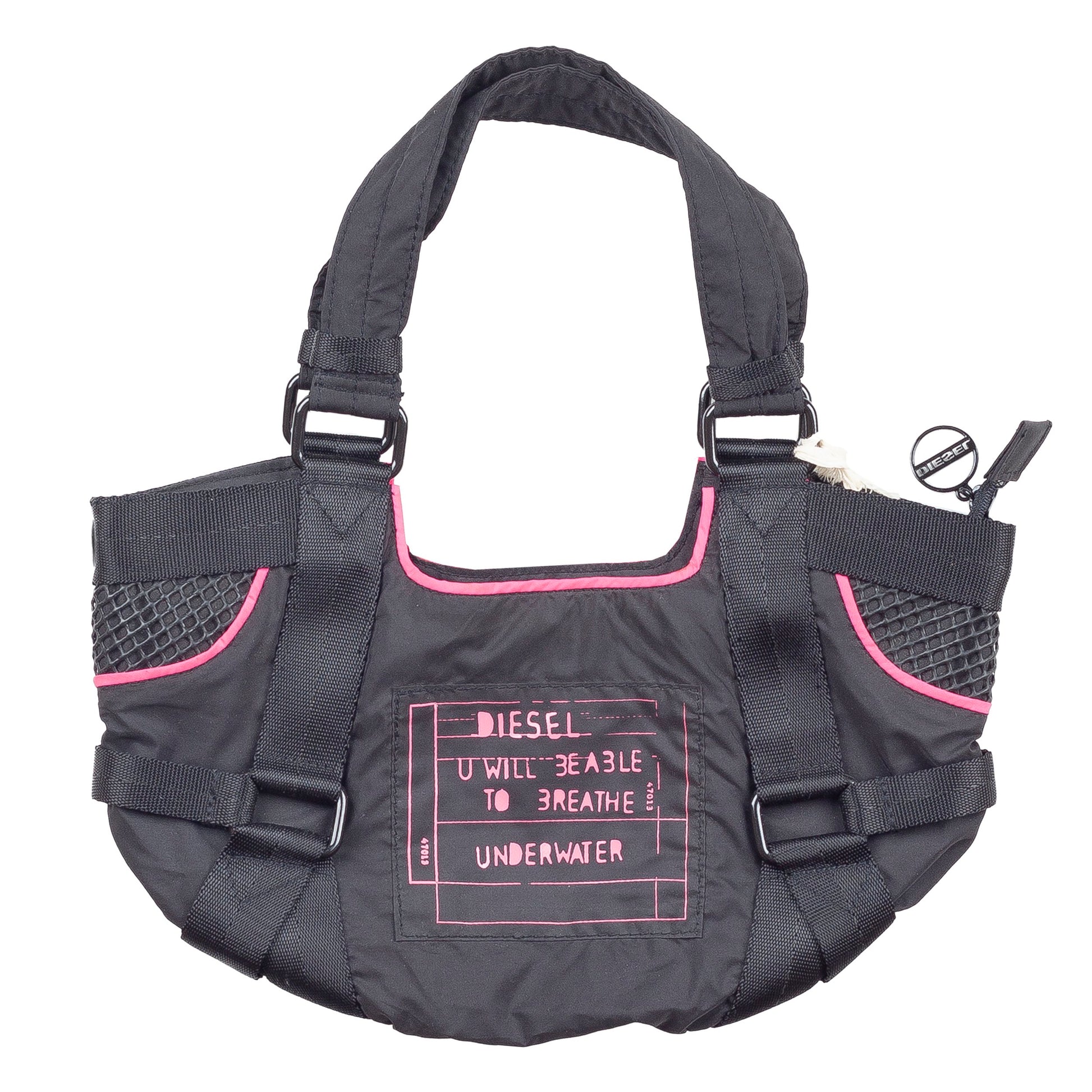 Diesel “U Will Be Able To Breathe Underwater” Bondage Mini Bag