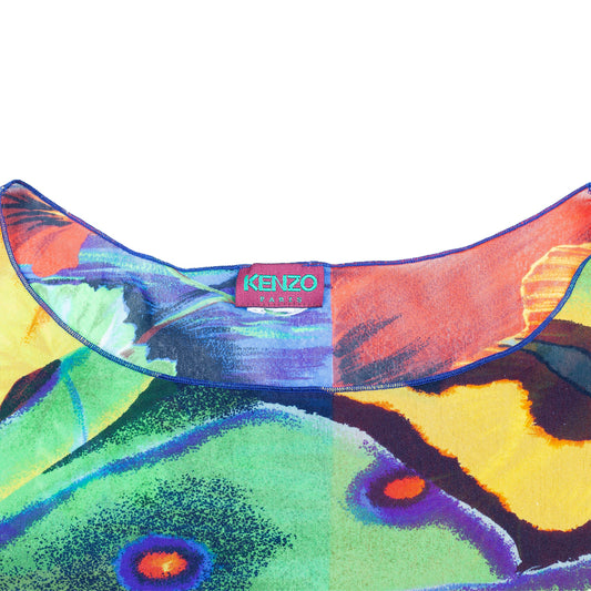 Kenzo Paris Long Sleeve Mesh Top