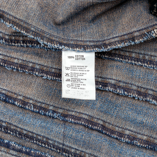 Plein Sud Asymmetric Denim Jacket